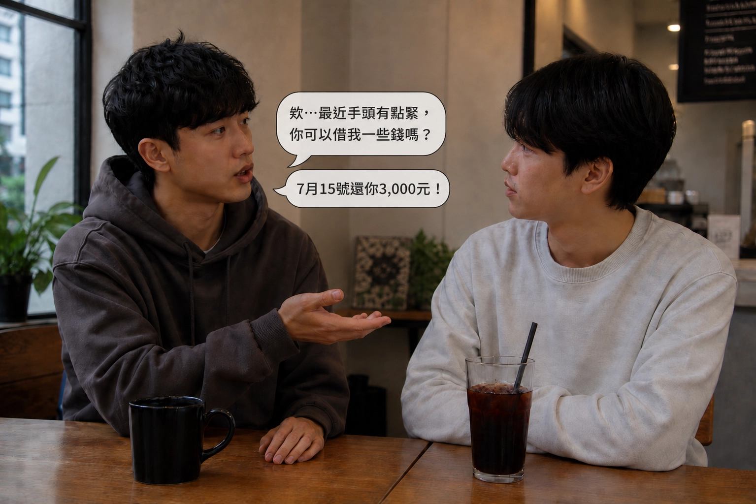 無論使用哪一種跟朋友借錢理由，最重要的原則始終是【誠實】與【信用】。