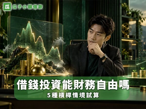 借錢投資能實現財務自由嗎？利息成本、槓桿風險與5種情境試算