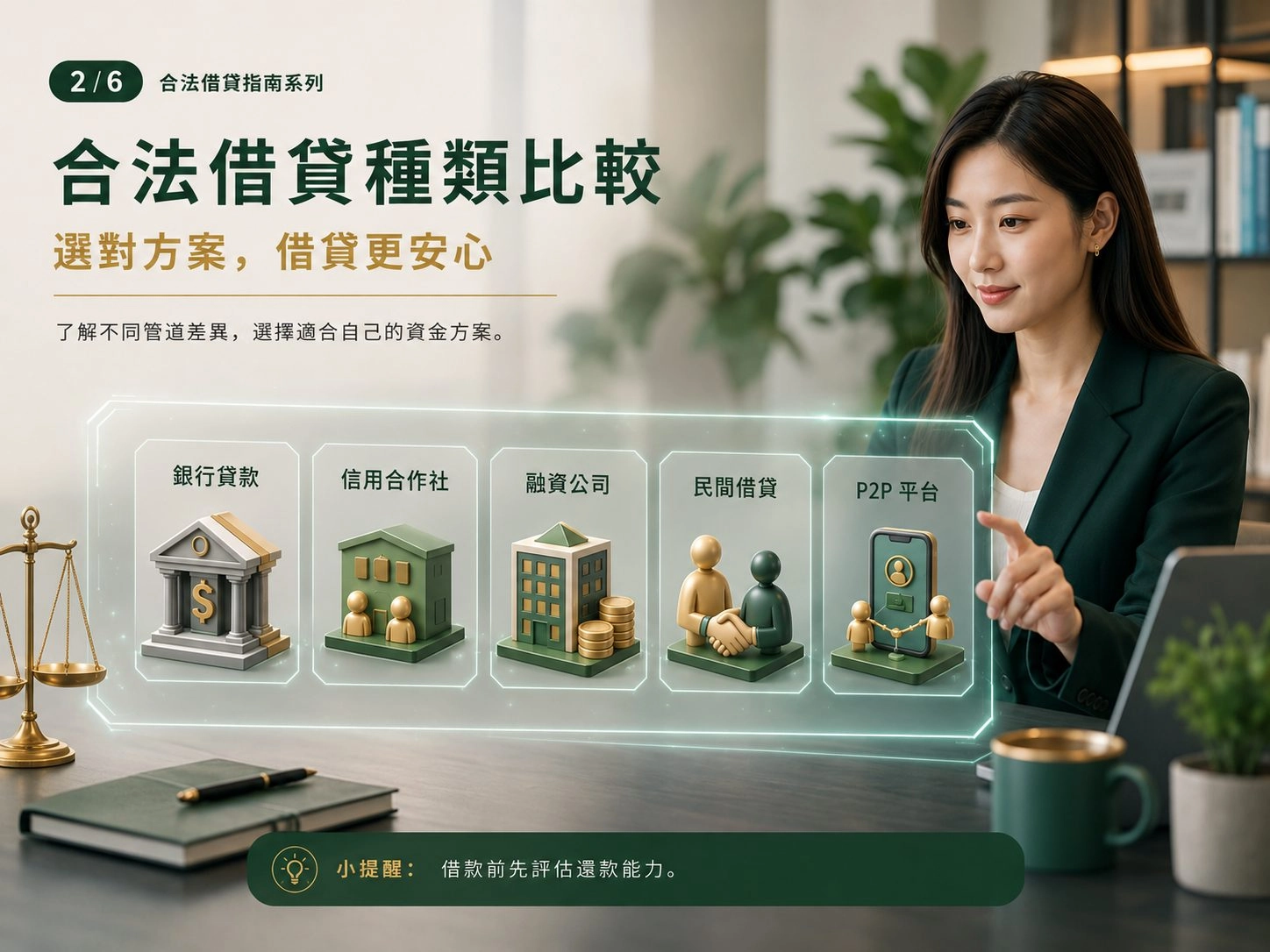 合法借錢管道有哪些-合法借貸種類比較銀行融資民間借貸P2P