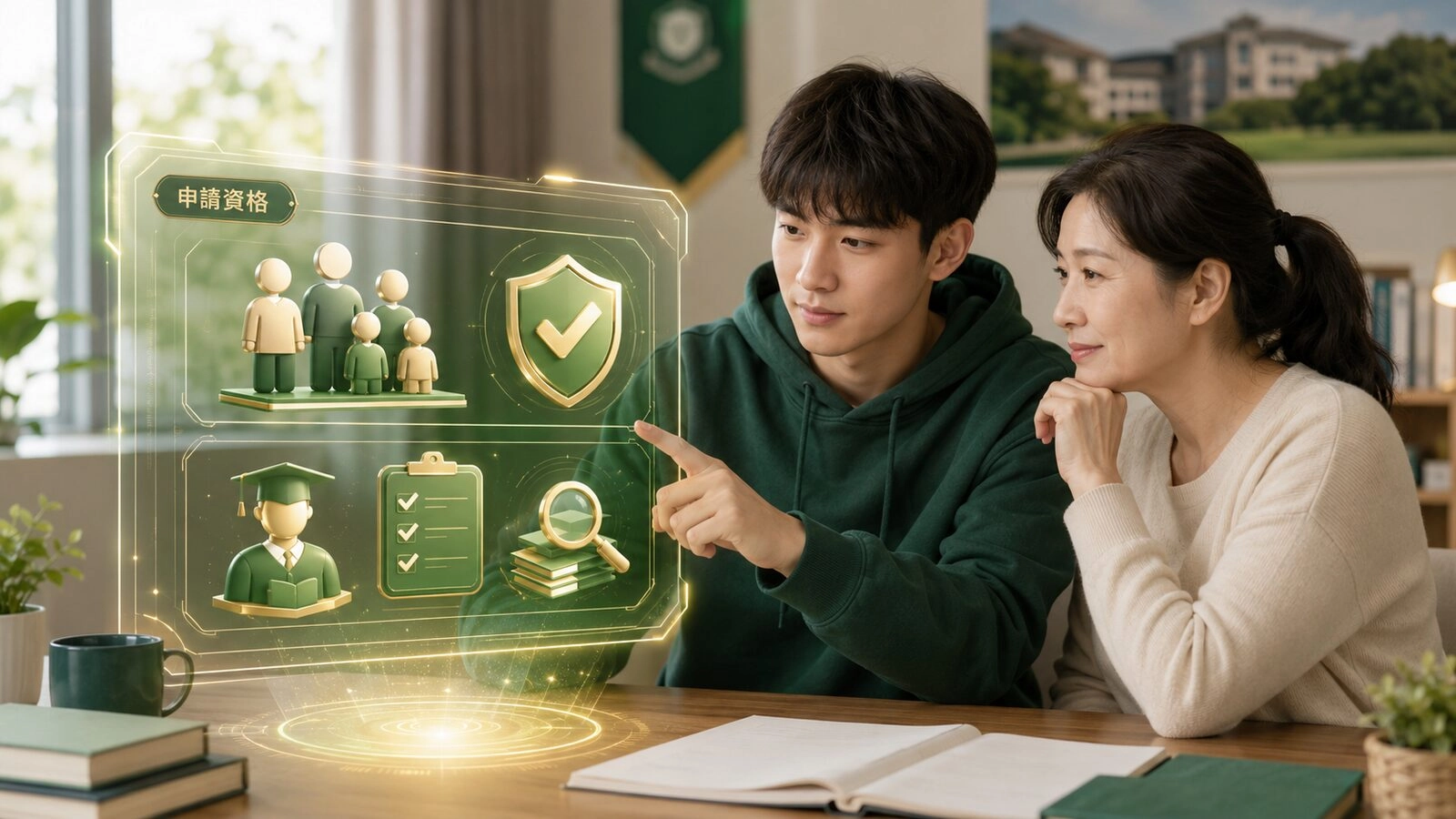 學生與家長查看115學年度就學貸款申請資格