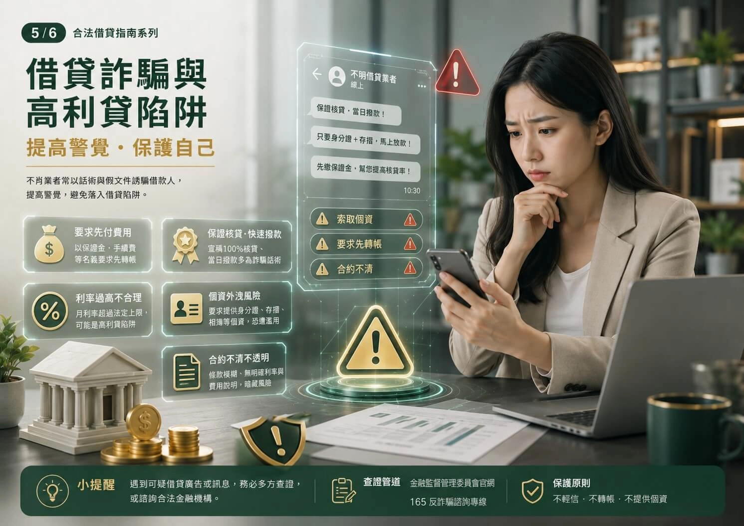合法借錢管道有哪些-借貸詐騙高利貸陷阱防範