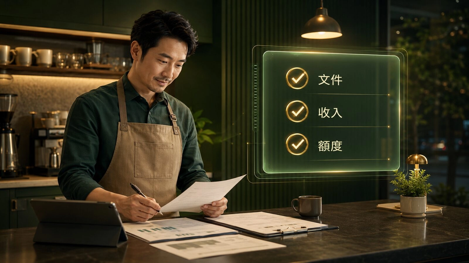 自營工作者準備信用貸款文件收入證明與申請額度