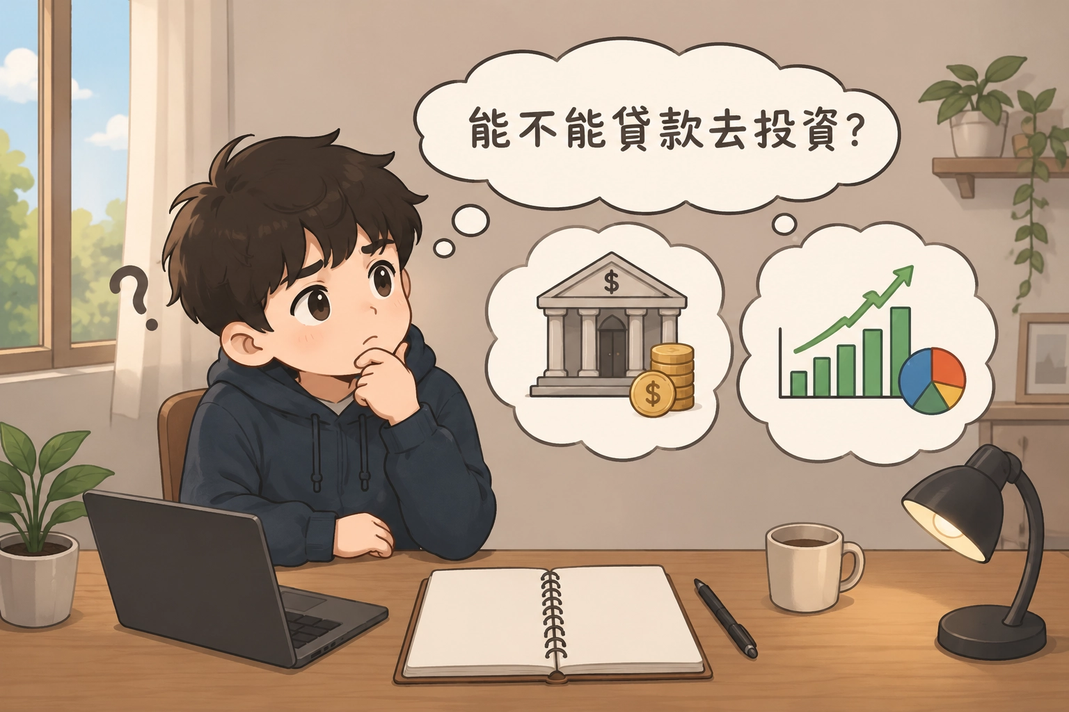 所謂的「貸款投資」,顧名思義就是透過【銀行貸款】或【其他借款方式】取得資金,再將資金投入【股票】、【基金】、【房地產】或【其他投資標】的,希望藉由投資報酬率高於貸款利率,取得額外收益。