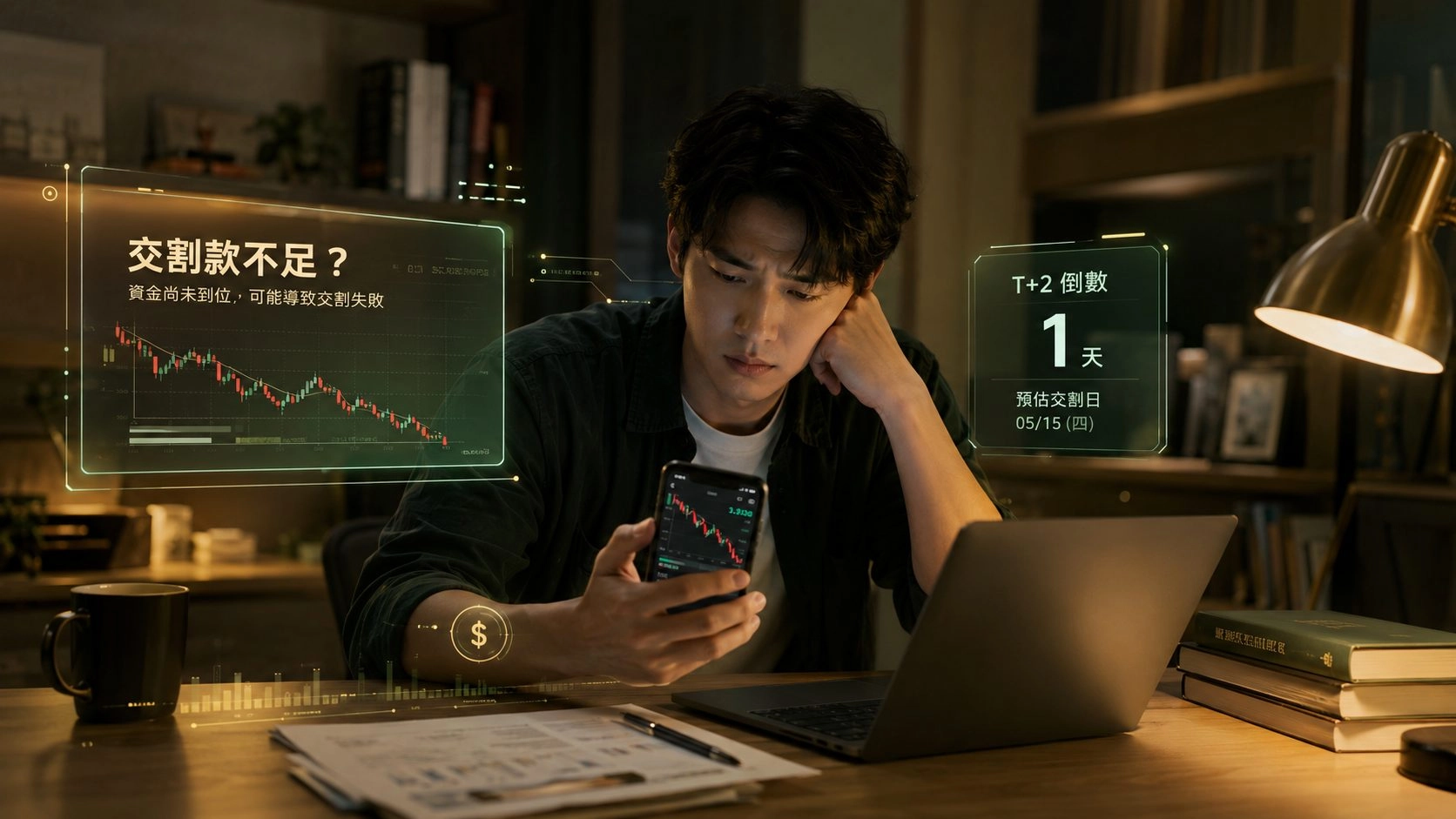 T加2交割款不足處理