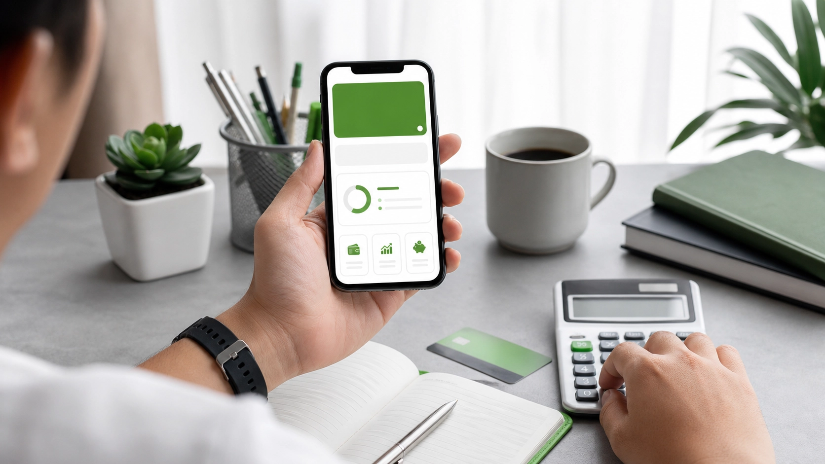 JUJI 招財麻吉 App 小額資金試算示意圖