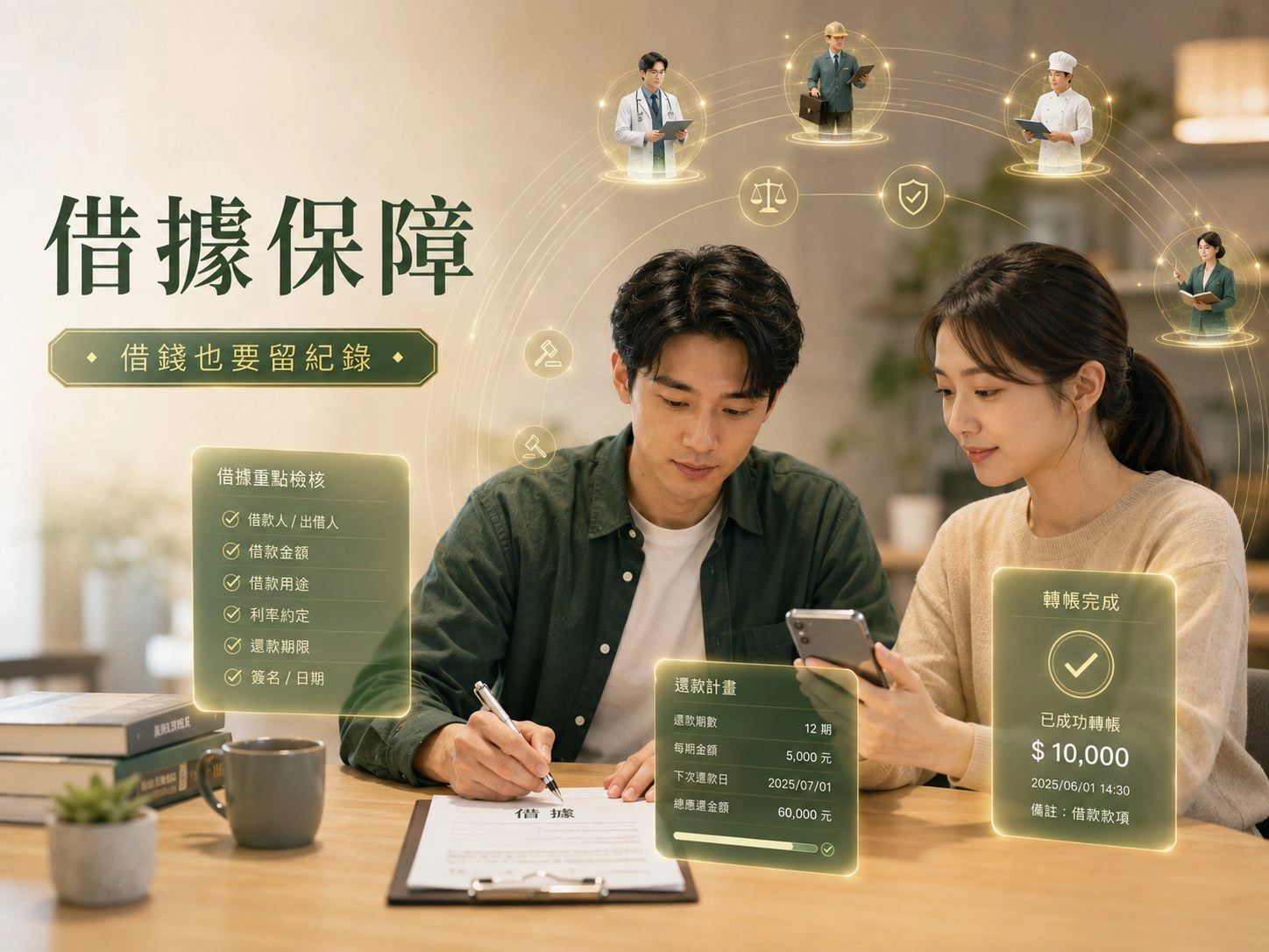 借據保障與數位記錄管理