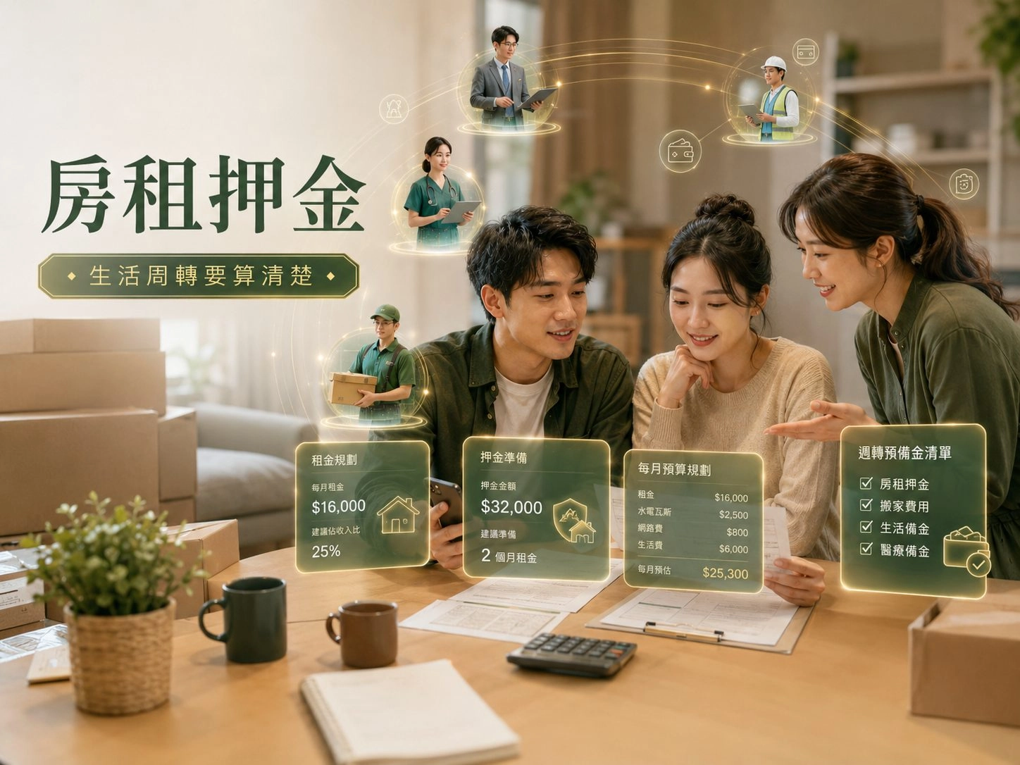 智慧租賃規劃與生活準備