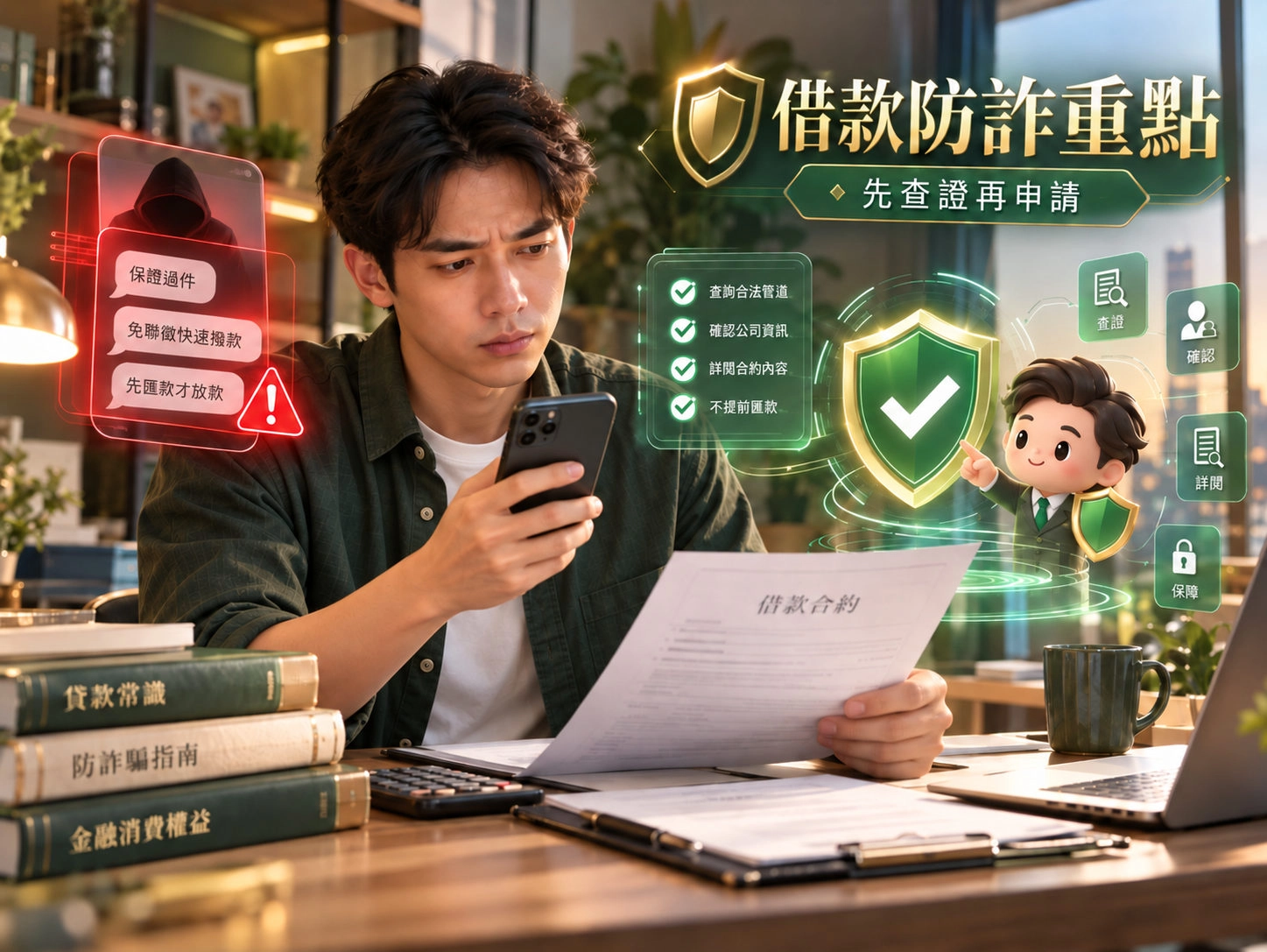 桃園借款防詐騙查證合法業者與借款合約