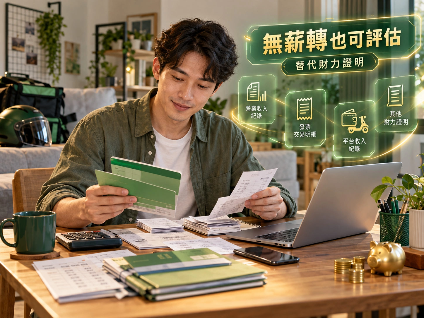 桃園無薪轉借款替代財力證明與申請文件準備